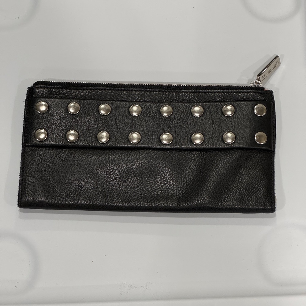 Hammitt Ryan Clutch Black Leather LA Los Angeles